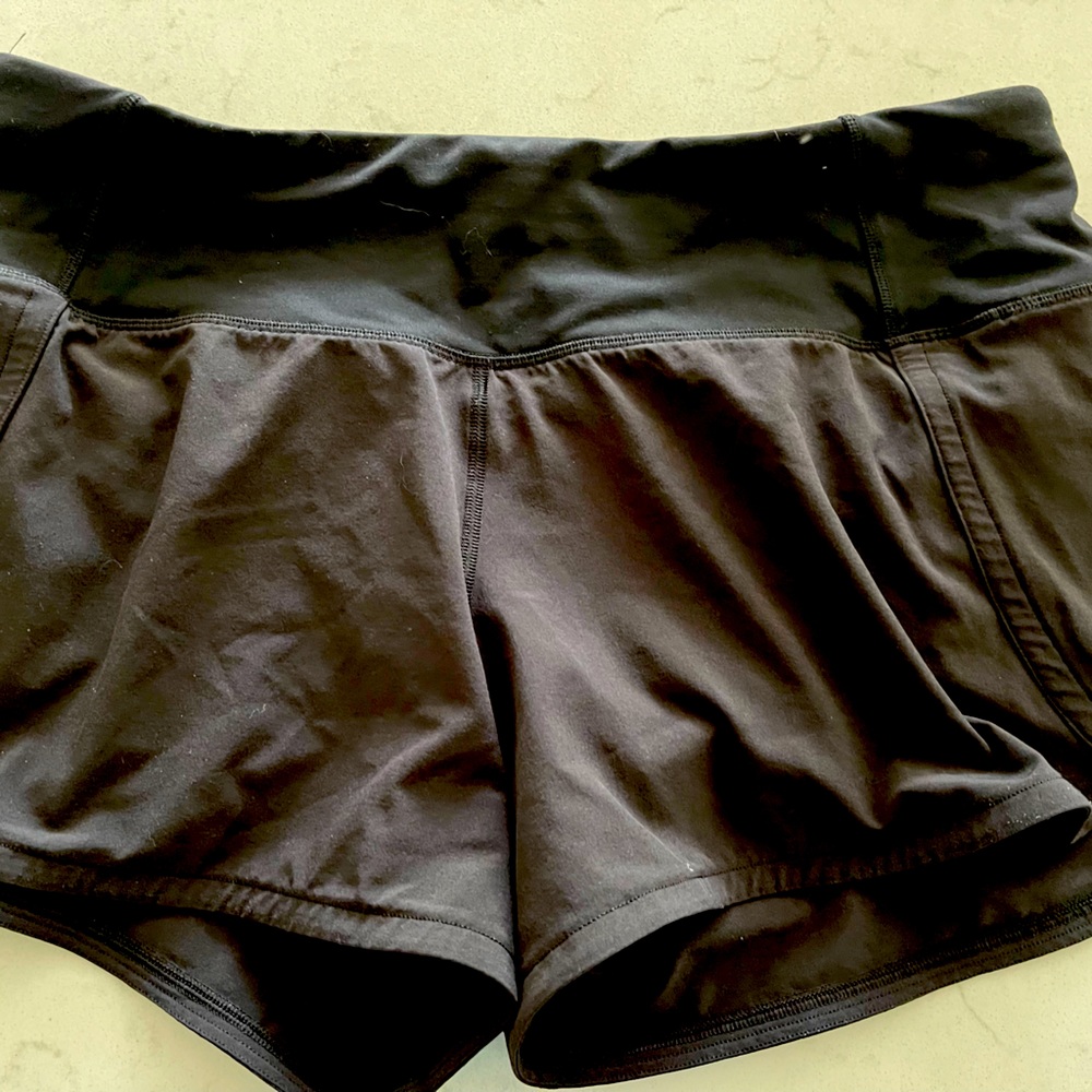Gently worn Lulu lemon racer shorts